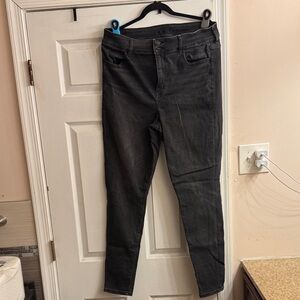 American Eagle Outfitters Women's Dark Gray Skinny Jeans